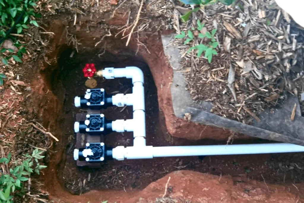 Installing sprinkler system