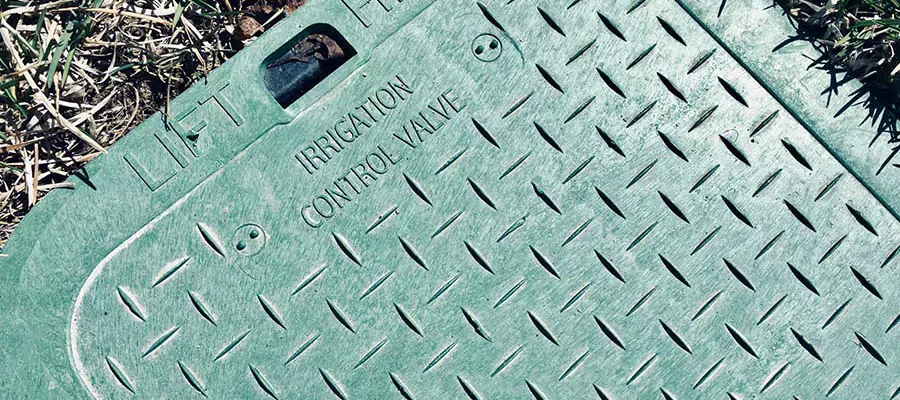 Irrigation Control Valve green cover