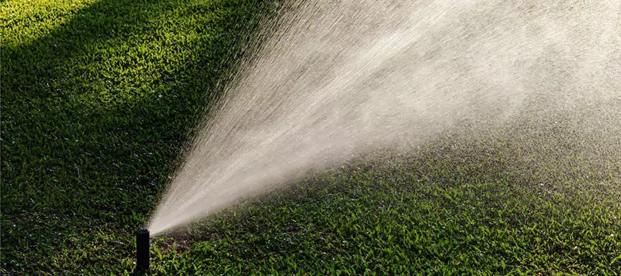Outdoor garden lawn maintenance sprinkler watering system