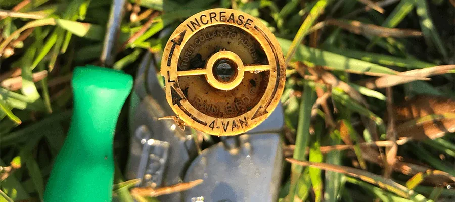 sprinkler repair tools on grass